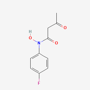 N-(4-Fluorophenyl)-N-hydroxy-3-oxobutanamide