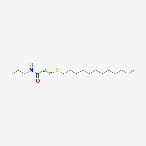 3-(Dodecylsulfanyl)-N-propylprop-2-enamide