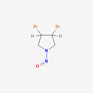 3,4-Dibromo-1-nitrosopyrrolidine