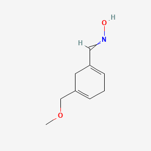 N-{[5-(Methoxymethyl)cyclohexa-1,4-dien-1-yl]methylidene}hydroxylamine