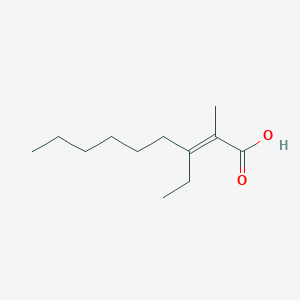 3-Ethyl-2-methylnon-2-enoic acid