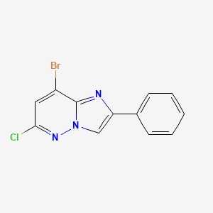 B1447789 8-Bromo-6-chloro-2-phenylimidazo[1,2-b]pyridazine CAS No. 1313014-17-3