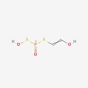 [(2-Hydroxyethenyl)sulfanyl](hydroxysulfanyl)oxophosphanium