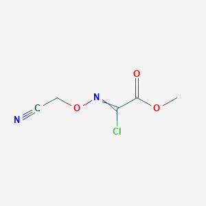 Methyl chloro[(cyanomethoxy)imino]acetate