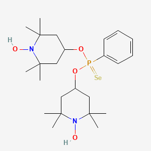 O,O-Bis(1-hydroxy-2,2,6,6-tetramethylpiperidin-4-yl) phenylphosphonoselenoate