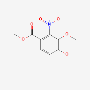 molecular formula C10H11NO6 B14477987 Methyl 3,4-dimethoxy-2-nitrobenzoate CAS No. 71750-43-1