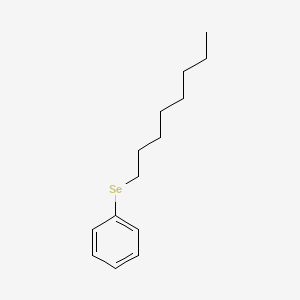 molecular formula C14H22Se B14477992 Benzene, (octylseleno)- CAS No. 72474-75-0