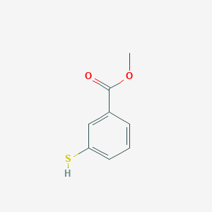 molecular formula C8H8O2S B014478 Methyl 3-mercaptobenzoate CAS No. 72886-42-1