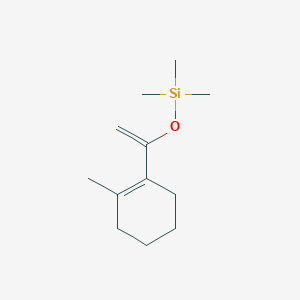 Trimethyl{[1-(2-methylcyclohex-1-en-1-yl)ethenyl]oxy}silane