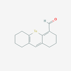 2,3,5,6,7,8-Hexahydro-1H-telluroxanthene-4-carbaldehyde