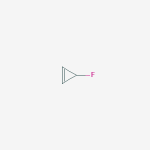 molecular formula C3H3F B14478096 3-Fluorocycloprop-1-ene CAS No. 72507-66-5