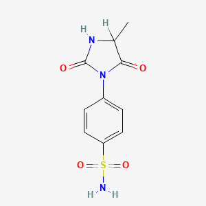 4-(4-Methyl-2,5-dioxo-1-imidazolidinyl)benzenesulfonamide