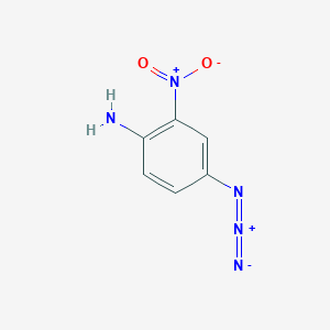 molecular formula C6H5N5O2 B14478175 4-Azido-2-nitroaniline CAS No. 66066-79-3