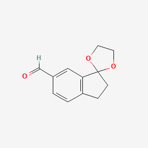 6-Formyl-indan-1-one 1,2-ethanediol ketal
