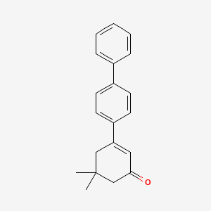 5,5-Dimethyl-3-(p-phenylphenyl)cyclohex-2-en-1-one