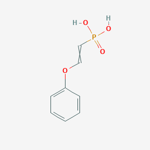 molecular formula C8H9O4P B14478235 (2-Phenoxyethenyl)phosphonic acid CAS No. 65590-65-0