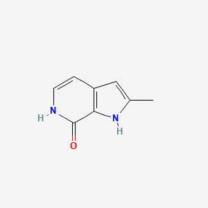 molecular formula C8H8N2O B1447824 2-Methyl-1H-pyrrolo[2,3-c]pyridin-7(6H)-one CAS No. 1427503-36-3