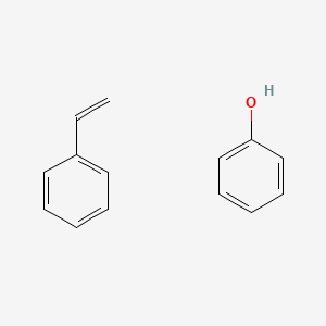 molecular formula C14H14O B14478317 Phenol;styrene CAS No. 68081-87-8