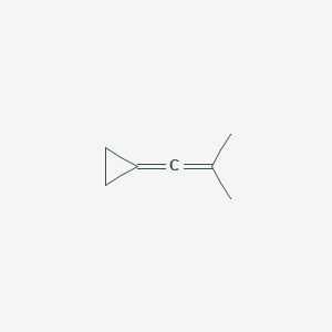 molecular formula C7H10 B14478338 (2-Methylprop-1-en-1-ylidene)cyclopropane CAS No. 65220-84-0