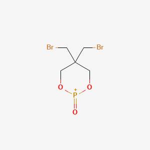 molecular formula C5H8Br2O3P+ B14478377 5,5-Bis(bromomethyl)-2-oxo-1,3,2-dioxaphosphinan-2-ium CAS No. 66063-50-1