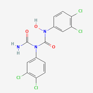 1-Carbamoyl-1,3-bis(3,4-dichlorophenyl)-3-hydroxyurea