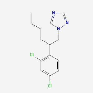 1-[2-(2,4-Dichlorophenyl)hexyl]-1H-1,2,4-triazole