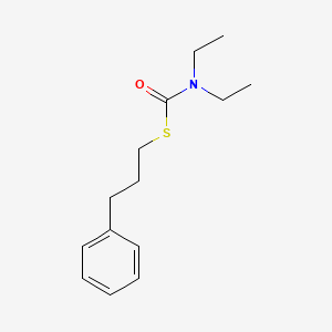 molecular formula C14H21NOS B14478393 S-(3-Phenylpropyl) diethylcarbamothioate CAS No. 65524-41-6