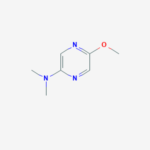 molecular formula C7H11N3O B144784 5-methoxy-N,N-dimethylpyrazin-2-amine CAS No. 136309-14-3