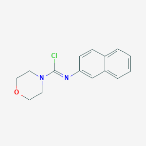 N-(Naphthalen-2-yl)morpholine-4-carboximidoyl chloride