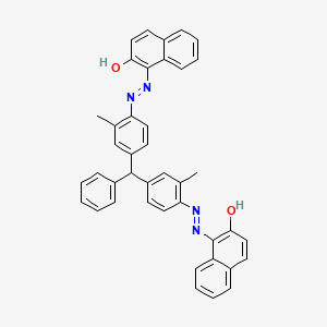 2-Naphthalenol, 1,1'-((phenylmethylene)bis((2-methyl-4,1-phenylene)azo))bis-