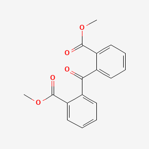 molecular formula C17H14O5 B14478517 Dimethyl 2,2'-carbonyldibenzoate CAS No. 65594-65-2