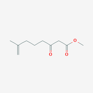 molecular formula C10H16O3 B14478523 Methyl 7-methyl-3-oxooct-7-enoate CAS No. 71203-75-3