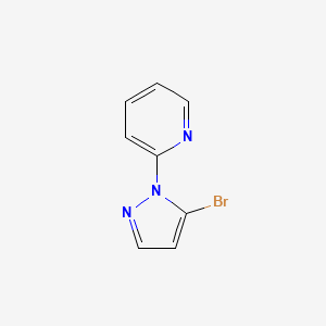 B1447853 2-(5-bromo-1H-pyrazol-1-yl)pyridine CAS No. 1546135-62-9