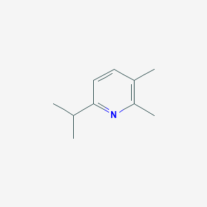 molecular formula C10H15N B14478557 2,3-Dimethyl-6-(propan-2-yl)pyridine CAS No. 69194-00-9