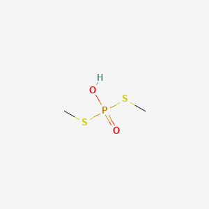 molecular formula C2H7O2PS2 B14478562 Dimethyl dithiophosphate CAS No. 70577-78-5