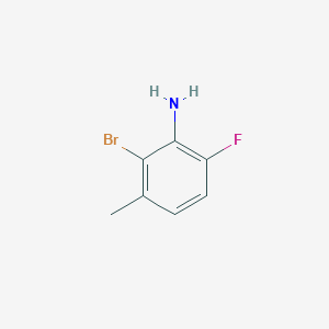 molecular formula C7H7BrFN B1447860 2-溴-6-氟-3-甲基苯胺 CAS No. 1504951-15-8