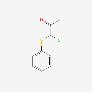 2-Propanone, 1-chloro-1-(phenylthio)-