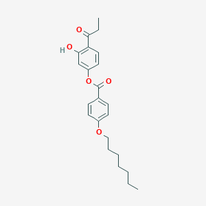 3-Hydroxy-4-propanoylphenyl 4-(heptyloxy)benzoate