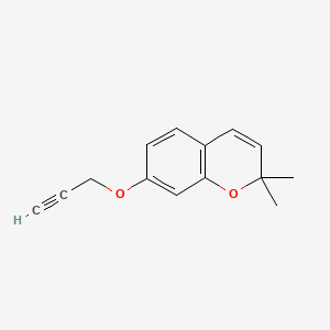 2H-1-Benzopyran, 2,2-dimethyl-7-(2-propynyloxy)-