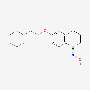 N-[6-(2-Cyclohexylethoxy)-3,4-dihydronaphthalen-1(2H)-ylidene]hydroxylamine