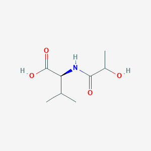 molecular formula C8H15NO4 B14478794 N-(2-Hydroxypropanoyl)-L-valine CAS No. 70190-98-6