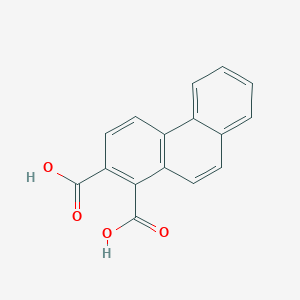 molecular formula C16H10O4 B14478804 Phenanthrene-1,2-dicarboxylic acid CAS No. 68600-19-1