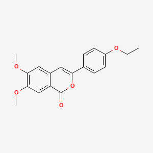 3-(4-Ethoxyphenyl)-6,7-dimethoxy-1H-2-benzopyran-1-one