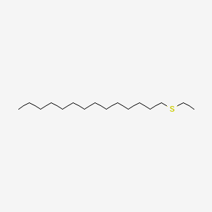 molecular formula C16H34S B14478808 1-(Ethylsulfanyl)tetradecane CAS No. 66271-54-3