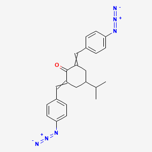 Cyclohexanone, 2,6-bis[(4-azidophenyl)methylene]-4-(1-methylethyl)-