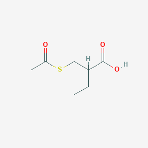 2-[(Acetylsulfanyl)methyl]butanoic acid