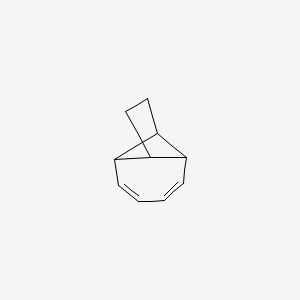 molecular formula C10H12 B14478845 Tricyclo(5.3.0.02,8)deca-3,5-diene CAS No. 66039-62-1