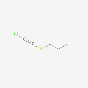 Propane, 1-[(chloroethynyl)thio]-