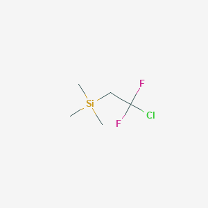 molecular formula C5H11ClF2Si B14478893 (2-Chloro-2,2-difluoroethyl)(trimethyl)silane CAS No. 65653-68-1