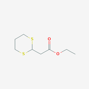 1,3-Dithiane-2-acetic acid, ethyl ester